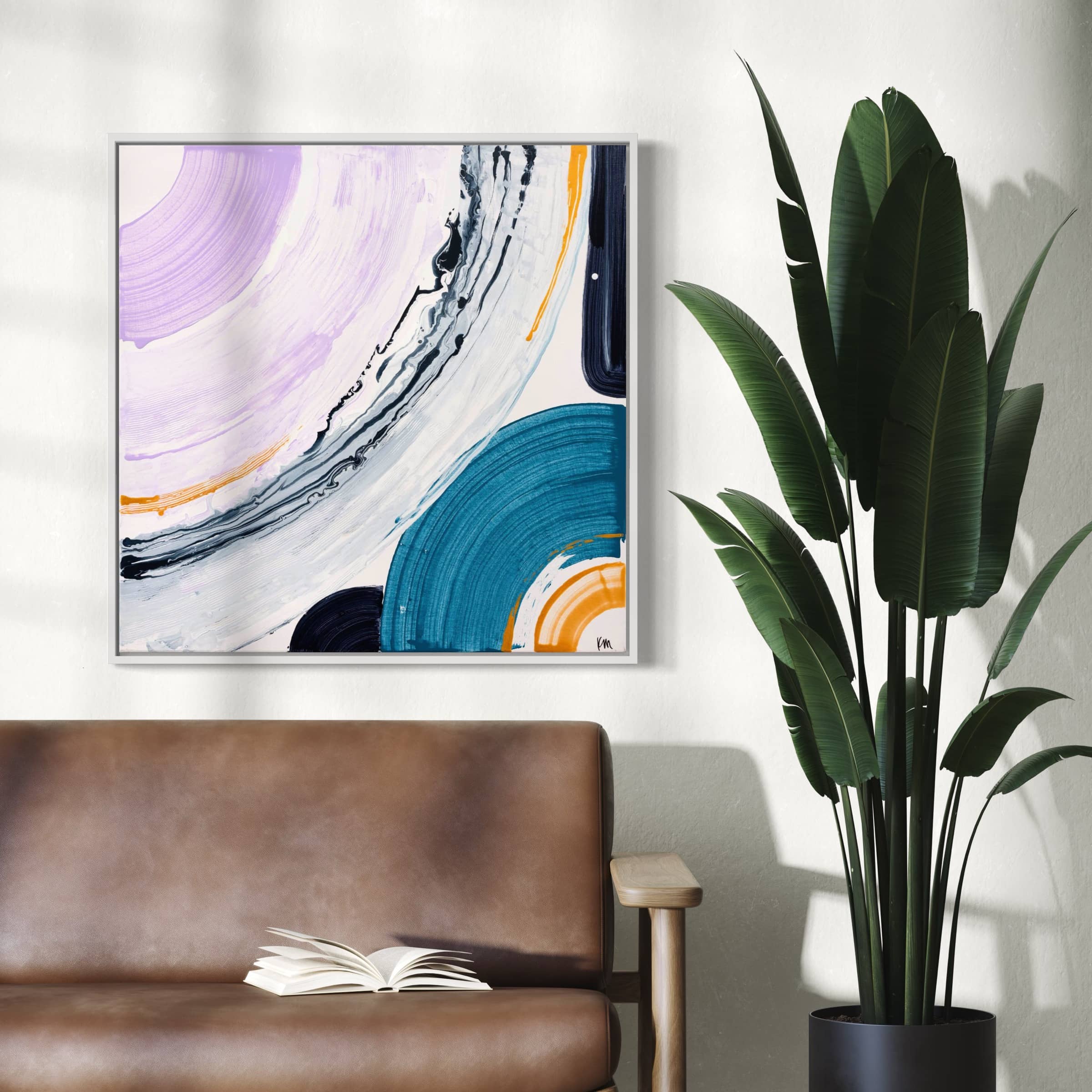 Kate Mayer Art  | "Me & You" original abstract painting 